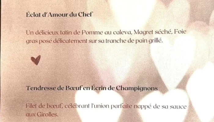 Auberge Chez Janine -  Menu - Hautefage