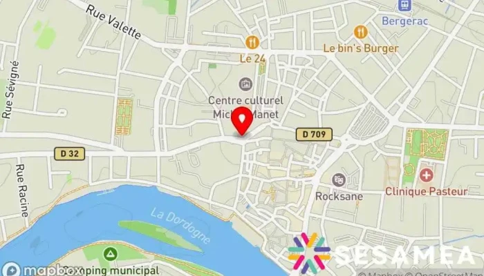 Bergerac -  Carte - Bergerac