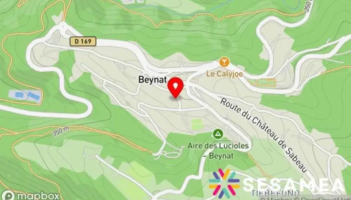 Beynat -  Carte - Beynat