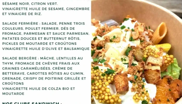 Bienvenue Au Club -  Menu - Bazas