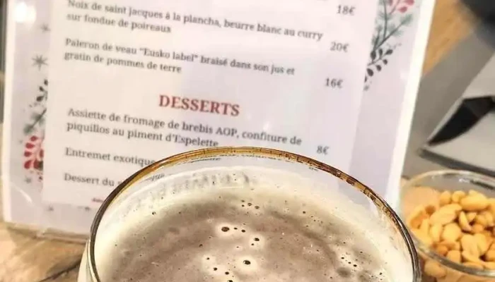 Brasserie De La Nive -  Menu - Bayonne