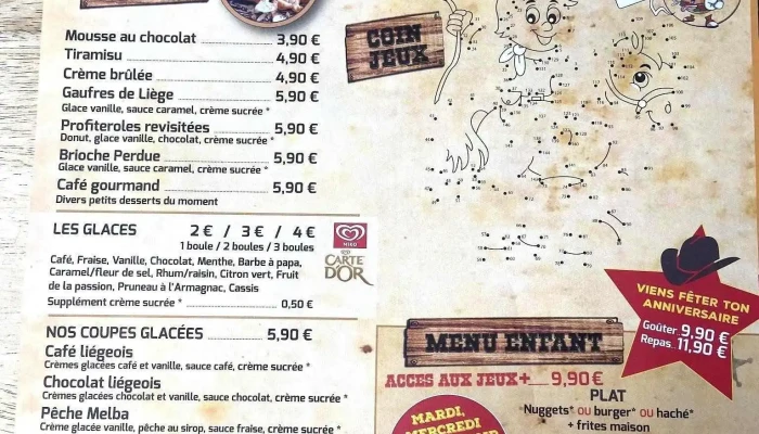 Burgers Park Menu - Beaupuy
