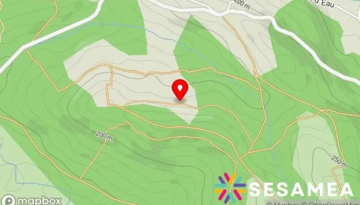 carte de Cap d'Arrandes Sommet montagneux à Arbus