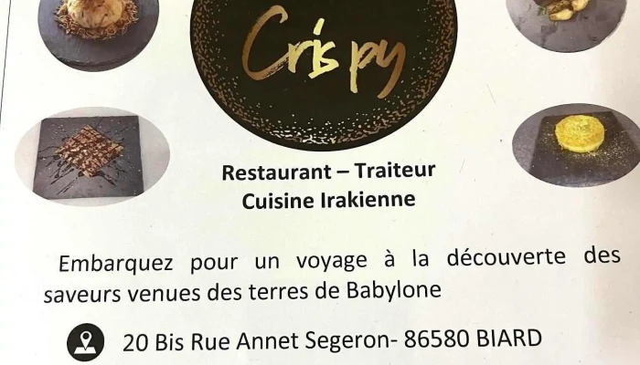 Crispy Restaurant Irakien Menu - Biard