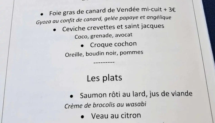 Grill Du Moulin -  Menu - Azay-le-brûlé
