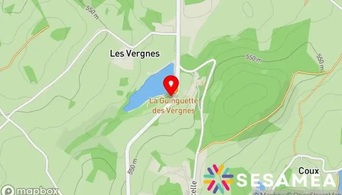 Guinguetteplan Deau Auzances Carte - Rougnat