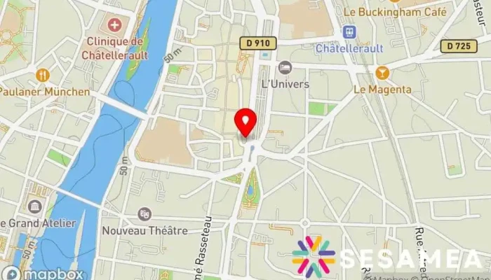carte de Hémon Restaurant, Restauration rapide à Châtellerault