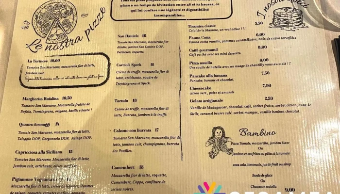 I Gusti Della Mamma -  Menu - Saint-martin-lacaussade
