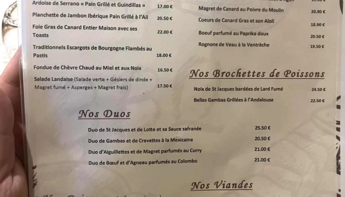 La Brochetterie -  Menu - Pau