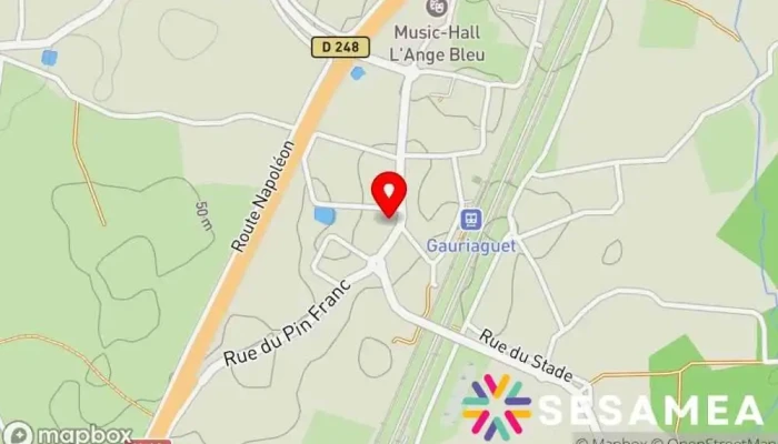 La Fourchette De Gueynard -  Carte - Gauriaguet
