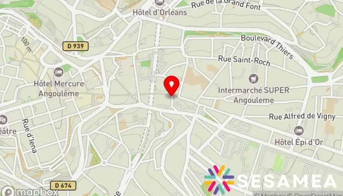 carte de La Gâtinette Restaurant français à Angoulême