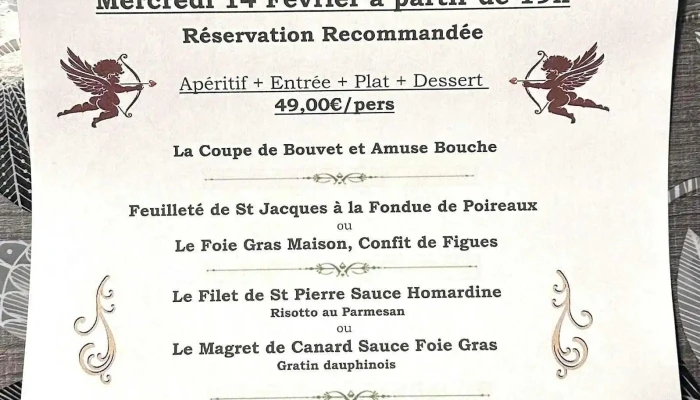 Le 1896 -  Menu - Bergerac