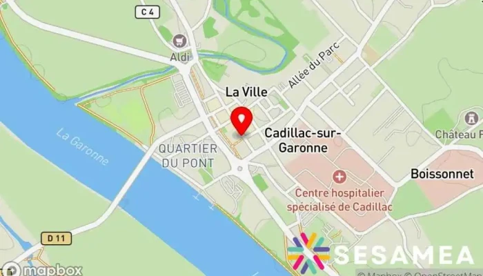 Le Cosmopolitain -  Carte - Cadillac-sur-garonne