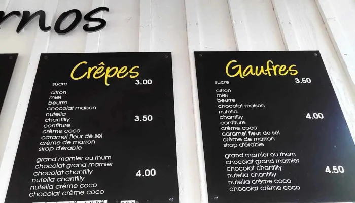 Le Glacier Dandernos Menu - Andernos-les-bains