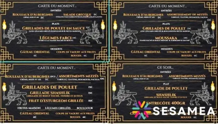 Le Kristo -  Menu - Bergerac