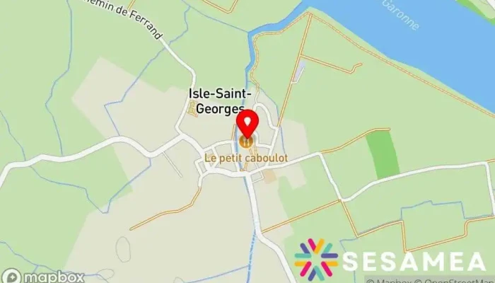 Le Petit Caboulot A Lisle Saint Georges En Gironde Pres De Bordeaux 33 Carte - Isle-saint-georges