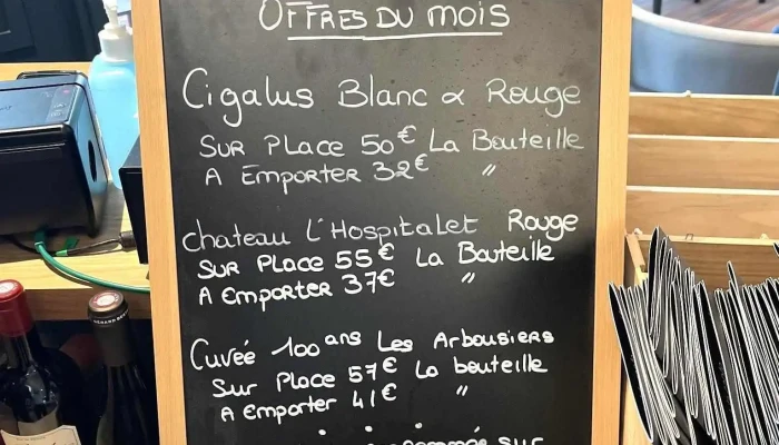 Le Rendez -  Vous Menu - Biard