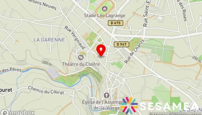 Les Suites De Bellac -  Carte - Bellac