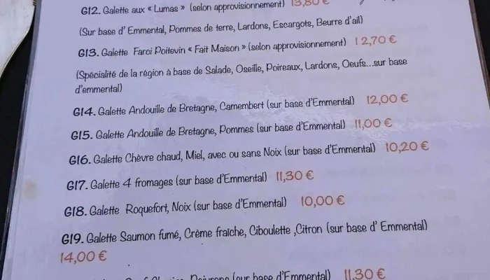 Mamzelleangele Menu - Coulon