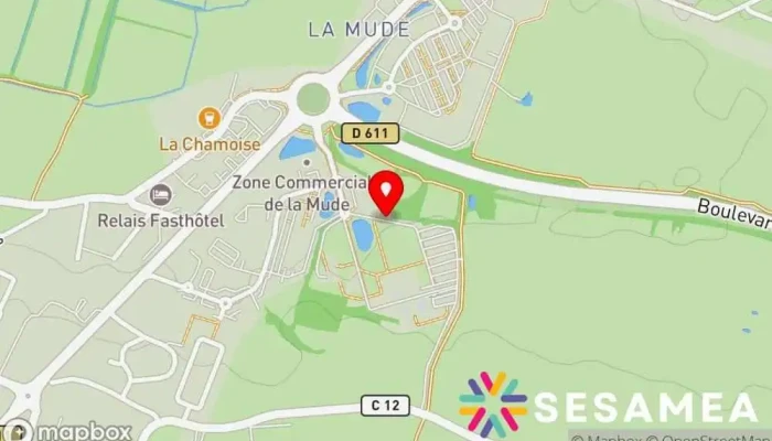 New Court -  Carte - Bessines