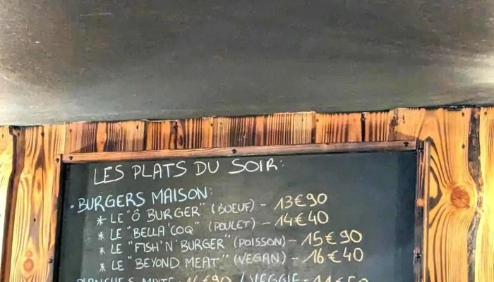 O Bellachon Pubrestaurant Menu - Bellac