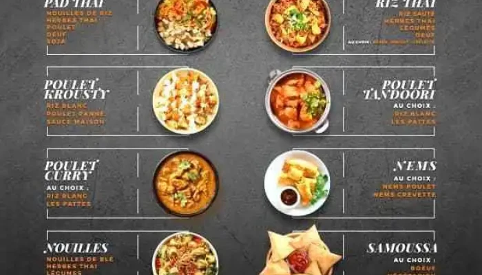 Pattaya Food -  Menu - Barbezieux-saint-hilaire