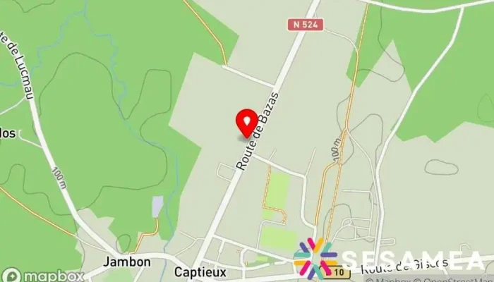 Relais Bazadais -  Carte - Bazas