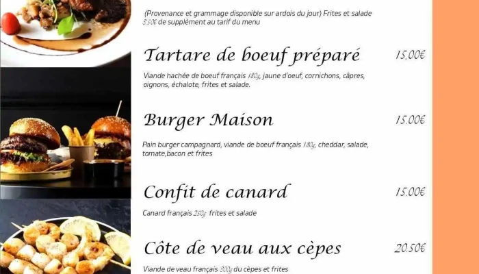 Restaurant Bar Le 19 -    Albret Menu - Barbaste