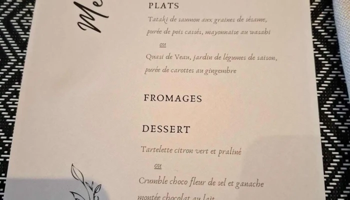 Restaurant Le Turenne -  Menu - Beaulieu-sur-dordogne
