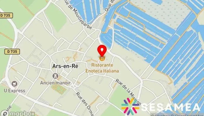 Ristorante Enoteca Italiana -  Carte - Ars-en-ré