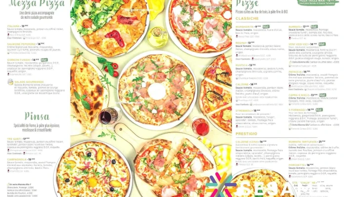 Signorizza Pizzeria Restaurant Bergerac -  Menu - Bergerac
